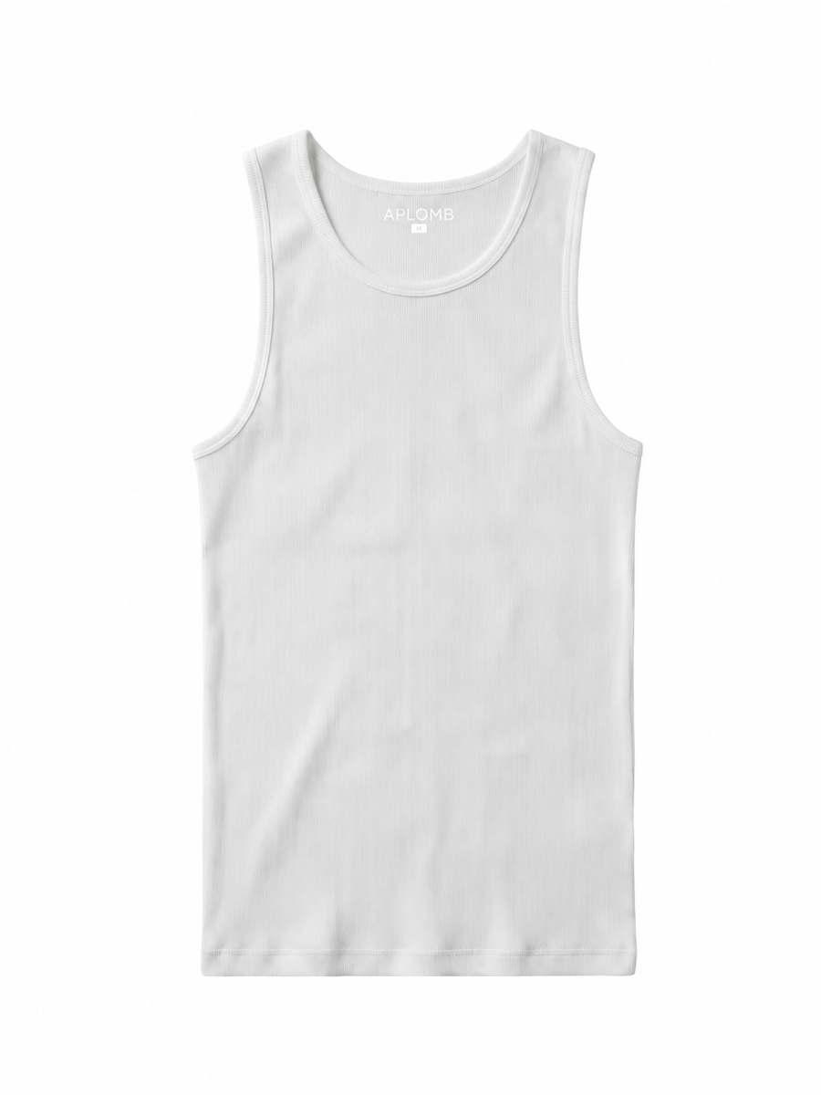 Débardeur Stretch Fit · Blanc