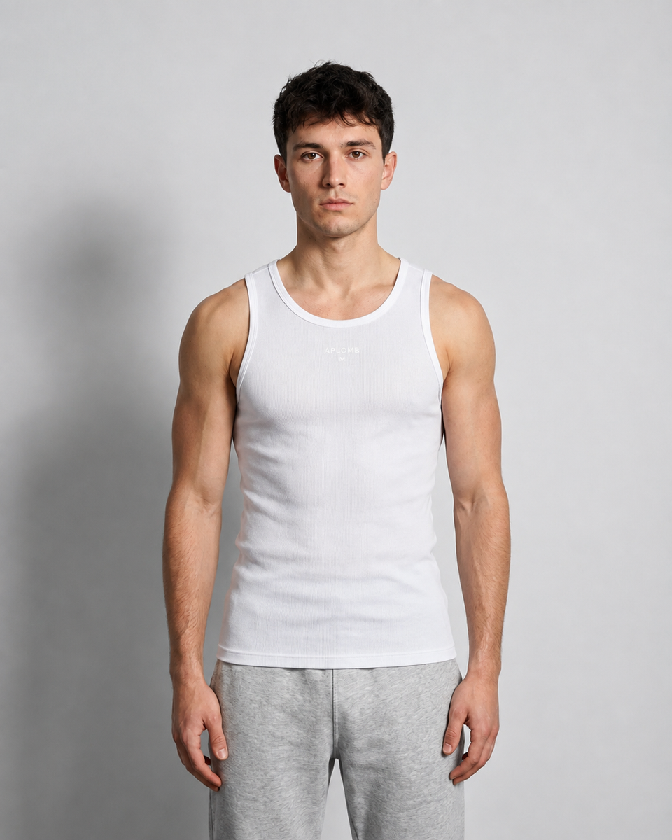 Débardeur Stretch Fit · Blanc