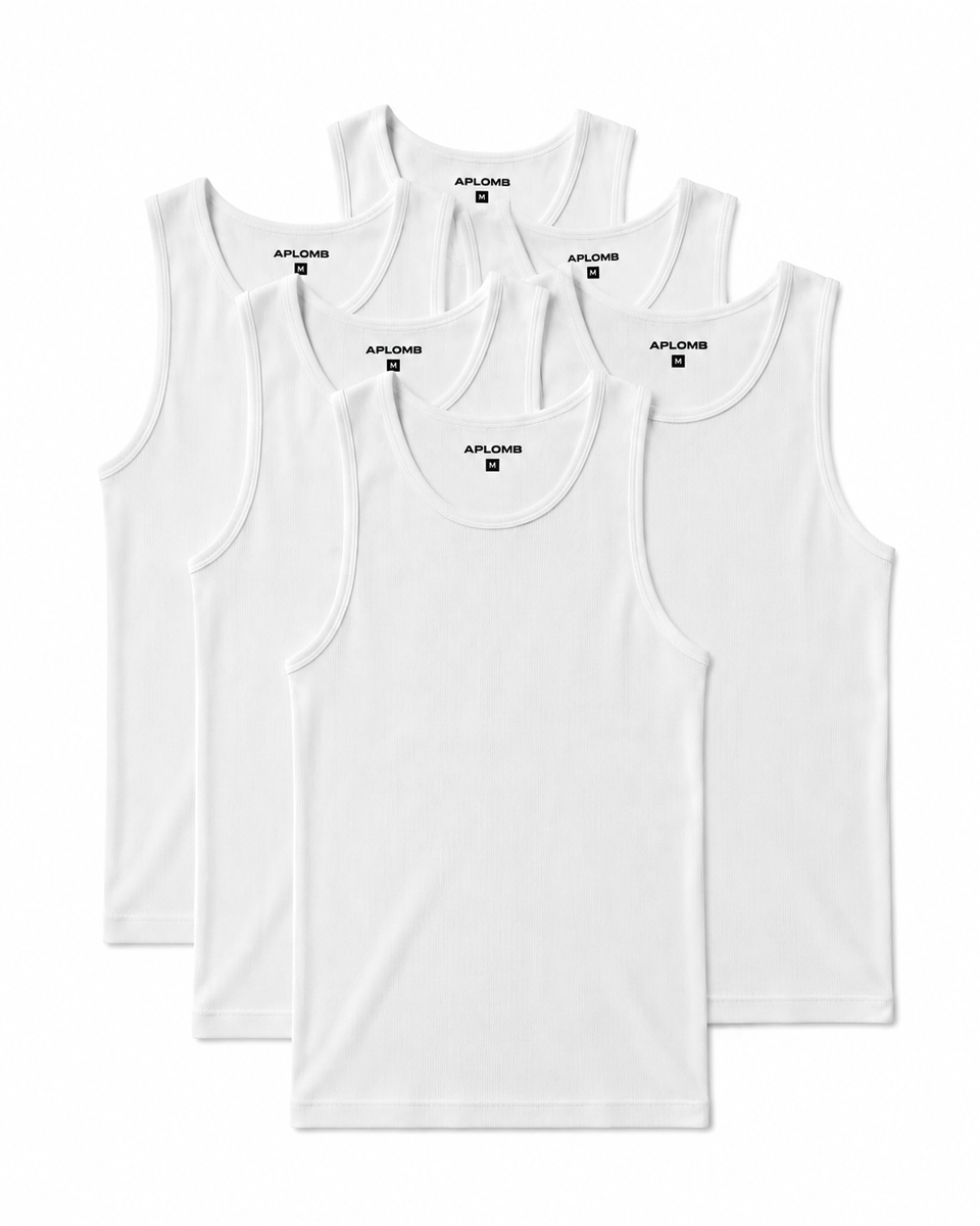 Pack de 6 · Débardeur Stretch Fit