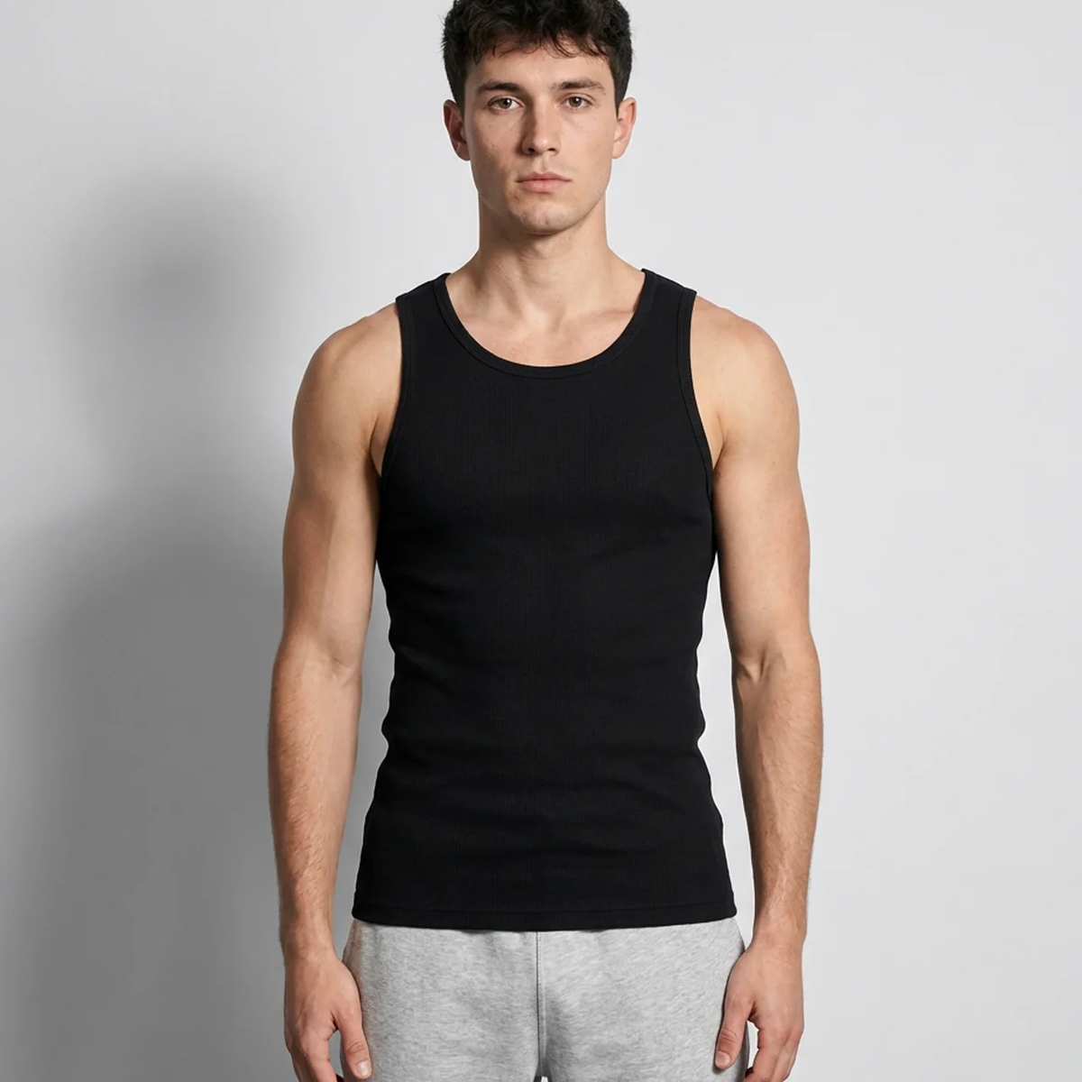 Débardeur Stretch Fit · Noir